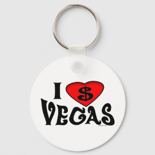 Jag älskar Vegas Keychain Nyckelring