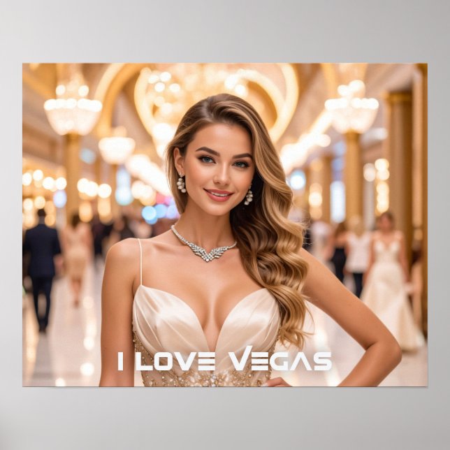 JAG ÄLSKAR VEGAS POSTER (Framsidan)