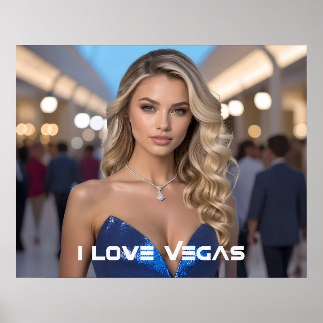 JAG ÄLSKAR VEGAS POSTER (Framsidan)