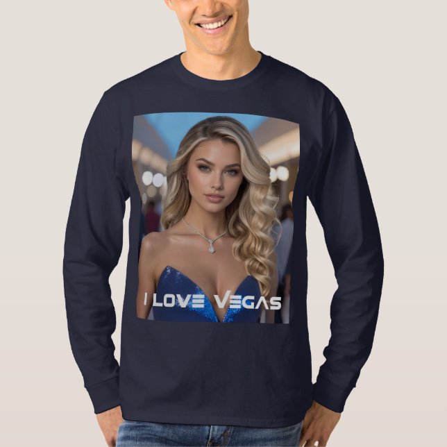 JAG ÄLSKAR VEGAS T SHIRT (Framsida)