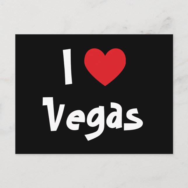 Jag älskar Vegas Vykort (Framsida)
