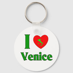 Jag älskar Venedig Nyckelring