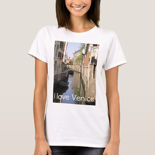 Jag älskar Venedig T-shirt (Framsida)