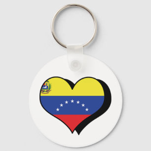 Jag älskar Venezuela Nyckelring