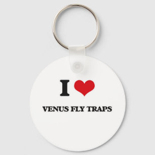 Jag älskar Venus flugafällor Nyckelring