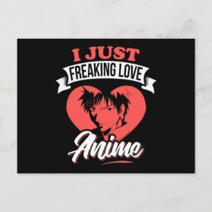 Jag älskar verkligen anime-citat   Vacker design Vykort