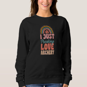Jag älskar verkligen Bågskytte Bohemisk Regnbåge T Shirt