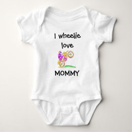 Jag älskar verkligen Mamma Motocross Baby-Body T Shirt