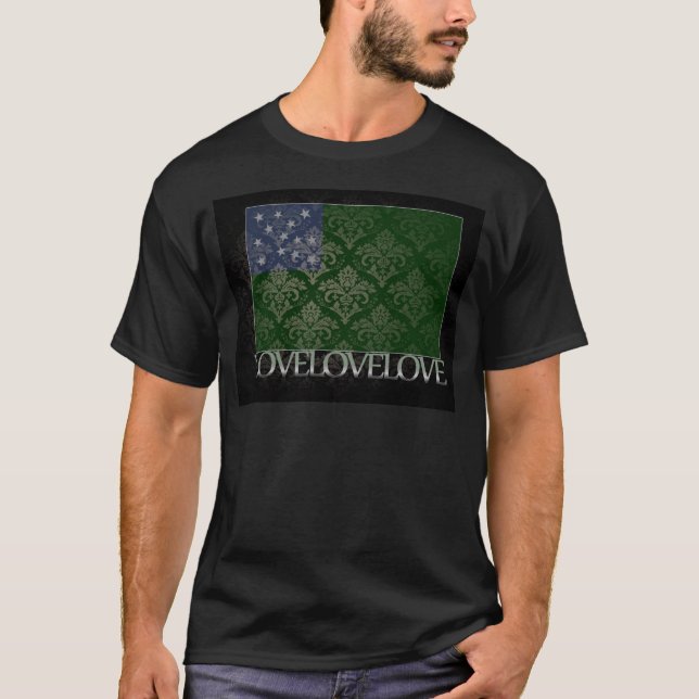 Jag älskar Vermont republikcoola Tee (Framsida)