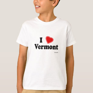 Jag älskar Vermont Tee Shirt