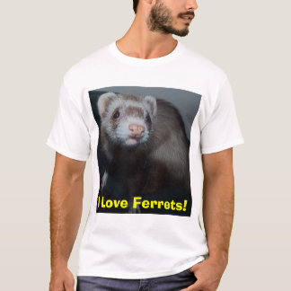 Jag älskar vesslor! t-shirt