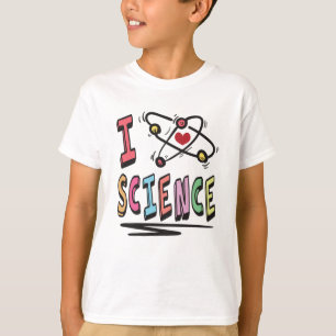 Jag älskar vetenskap t shirt