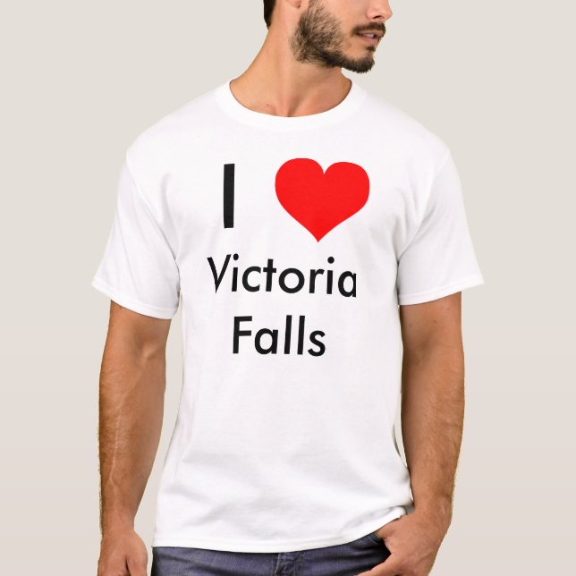 Jag älskar vic nedgångar tee shirt (Framsida)