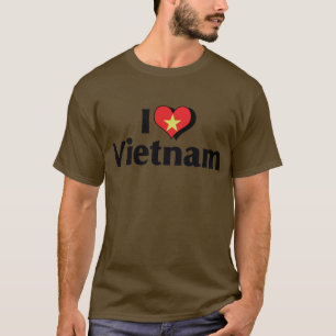 Jag älskar Vietnam Flagga Tröja