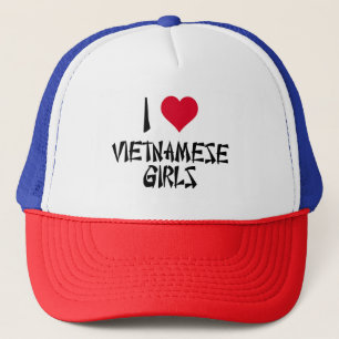 Jag älskar vietnamesiska flickor truckerkeps