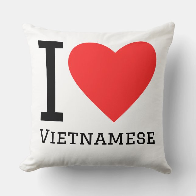 Jag älskar vietnamesiska kudde (Framsida)