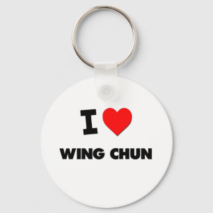 Jag älskar vingen Chun Nyckelring