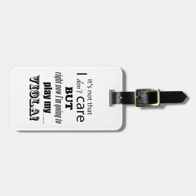 Jag älskar Viola Bagagebricka (Horisontell Framsida)