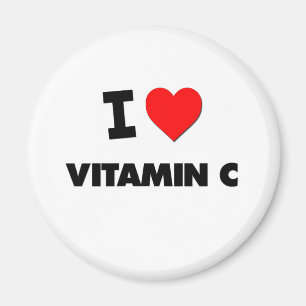 Jag älskar vitamin C Magnet