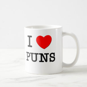 Jag älskar vitsar kaffemugg