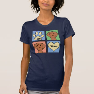 Jag älskar Vizslas T-shirt