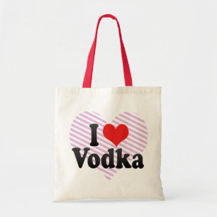 Jag älskar Vodka Tygkasse