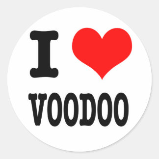 JAG ÄLSKAR VOODOO RUNT KLISTERMÄRKE