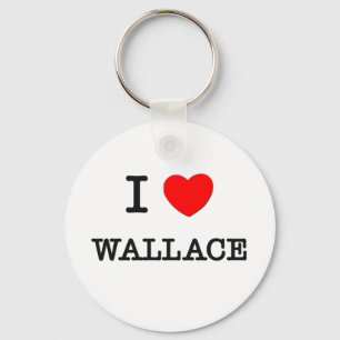 Jag älskar Wallace Nyckelring