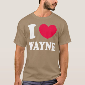 Jag älskar Wayne tjej T Shirt
