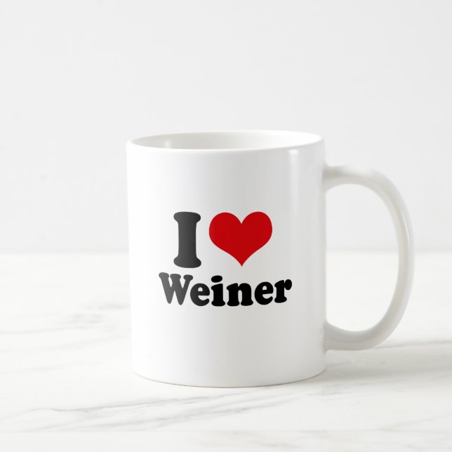 JAG ÄLSKAR WEINER KAFFEMUGG (Höger)