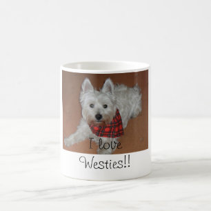 Jag älskar Westies! Kaffemugg