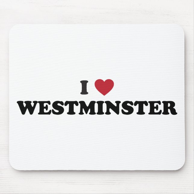 Jag älskar Westminster Colorado Musmatta (Framsidan)