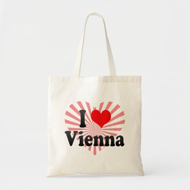 Jag älskar Wien, Österrike Tygkasse (Framsidan)