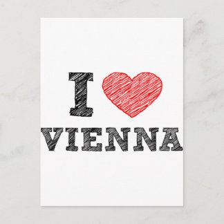 Jag älskar Wien Vykort