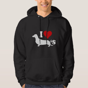 Jag älskar Wienerkorvar Hoodie