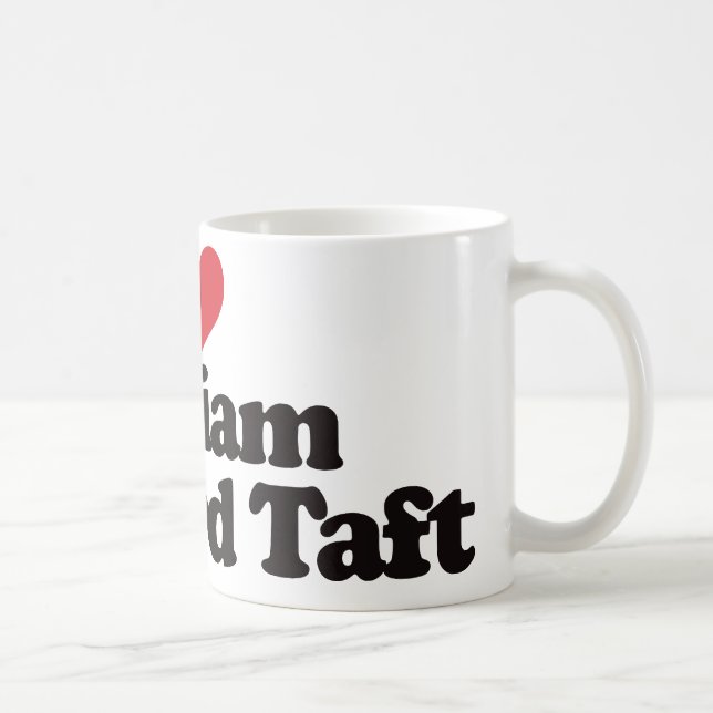 Jag älskar William Howard Taft Kaffemugg (Höger)