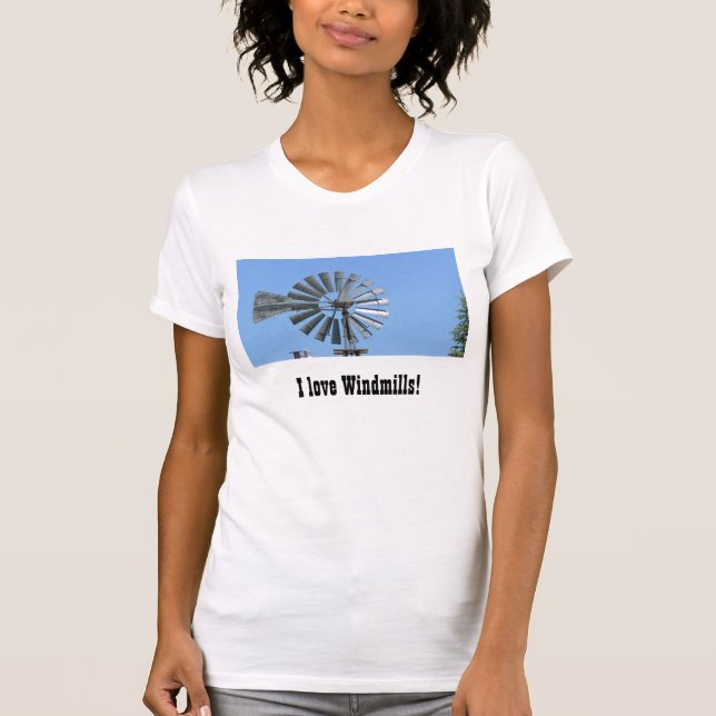 Jag älskar Windmills! T-shirt (Framsida)