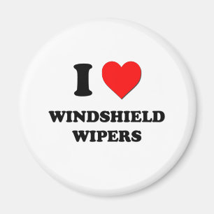 Jag älskar Windshieldtorkare Magnet
