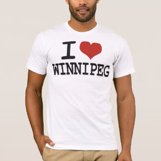 Jag älskar Winnipeg Tee Shirt