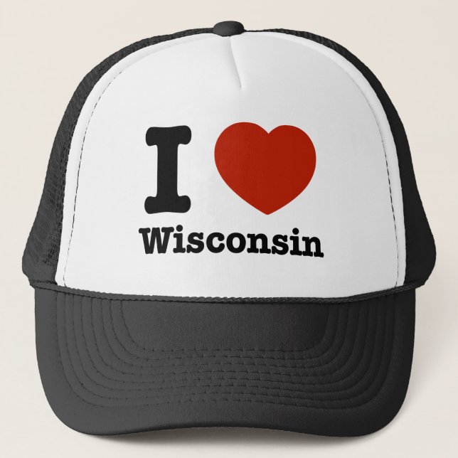 Jag älskar Wisconsin Keps (Framsida)