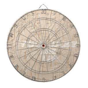 Jag älskar wood gående bruna Hakuna Matata Darttavla