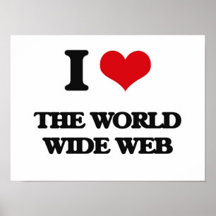 Jag älskar world wide web poster
