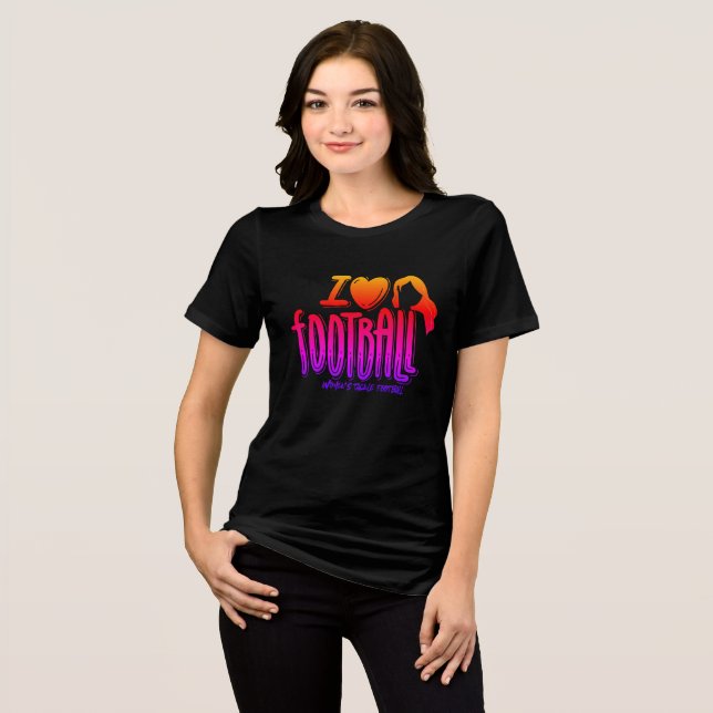 Jag älskar WTF-hjärta Fiery T Shirt (Framsida Full)