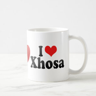 Jag älskar Xhosa Kaffemugg