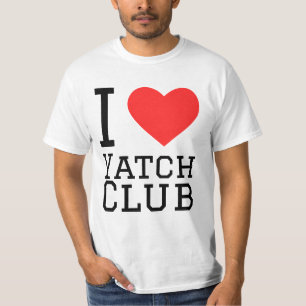 Jag älskar yachtklubb t shirt