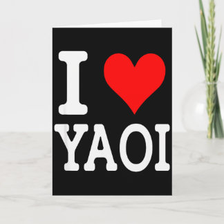 Jag älskar Yaoi  Kort