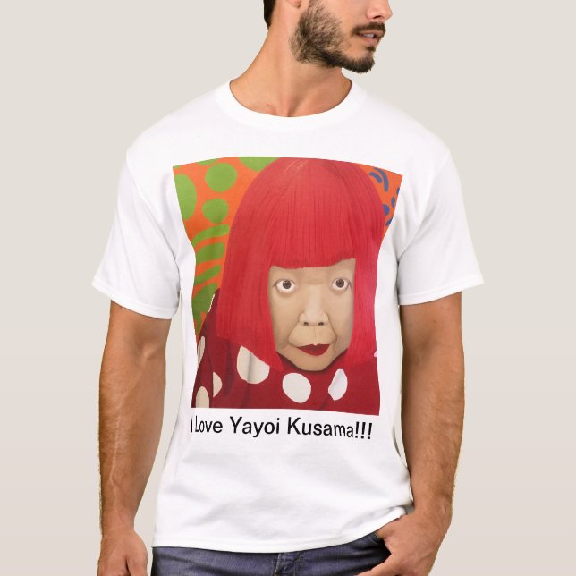 Jag älskar Yayoi Kusama!!! T Shirt (Framsida)
