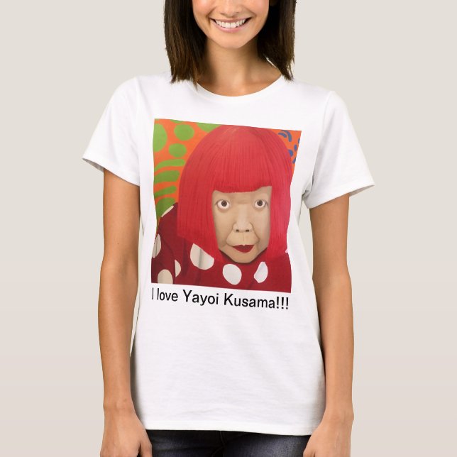 Jag älskar Yayoi Kusama!!! T Shirt (Framsida)
