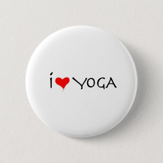 jag älskar yoga knapp