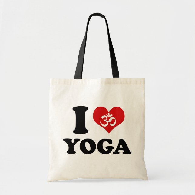 JAG ÄLSKAR YOGA - väska (Framsidan)